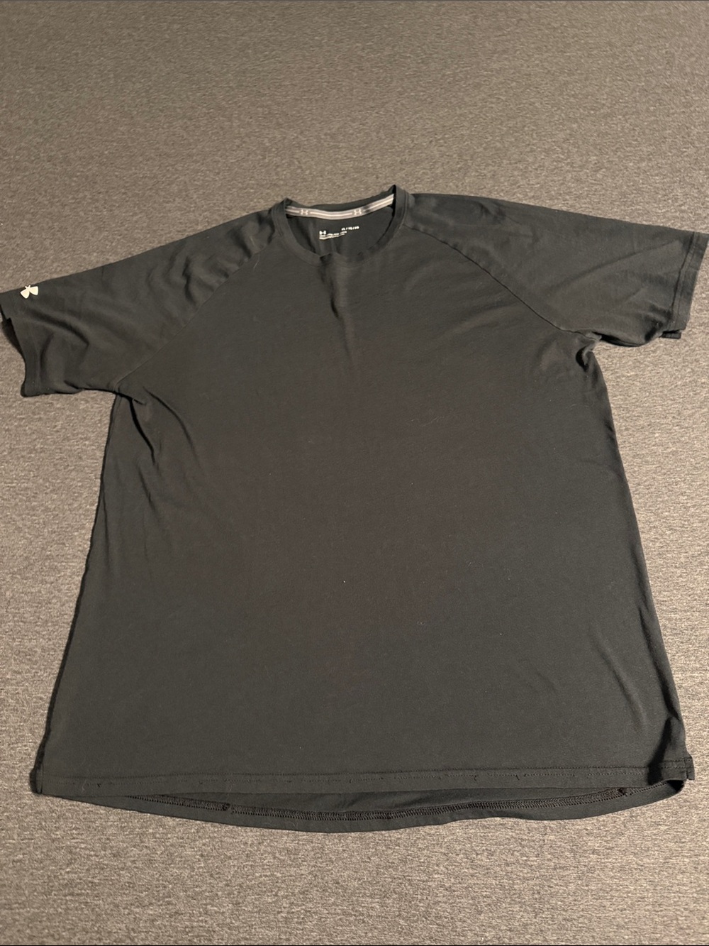 Under Armour Black Short-Sleeve Crew Tee